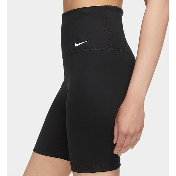 Nike Pants - NIKE ONE DRI-FIT TRAINING BIKE WOMEN'S 7 IN HIGH W SHORTS BLACK SZ XS#DD0243-NWT